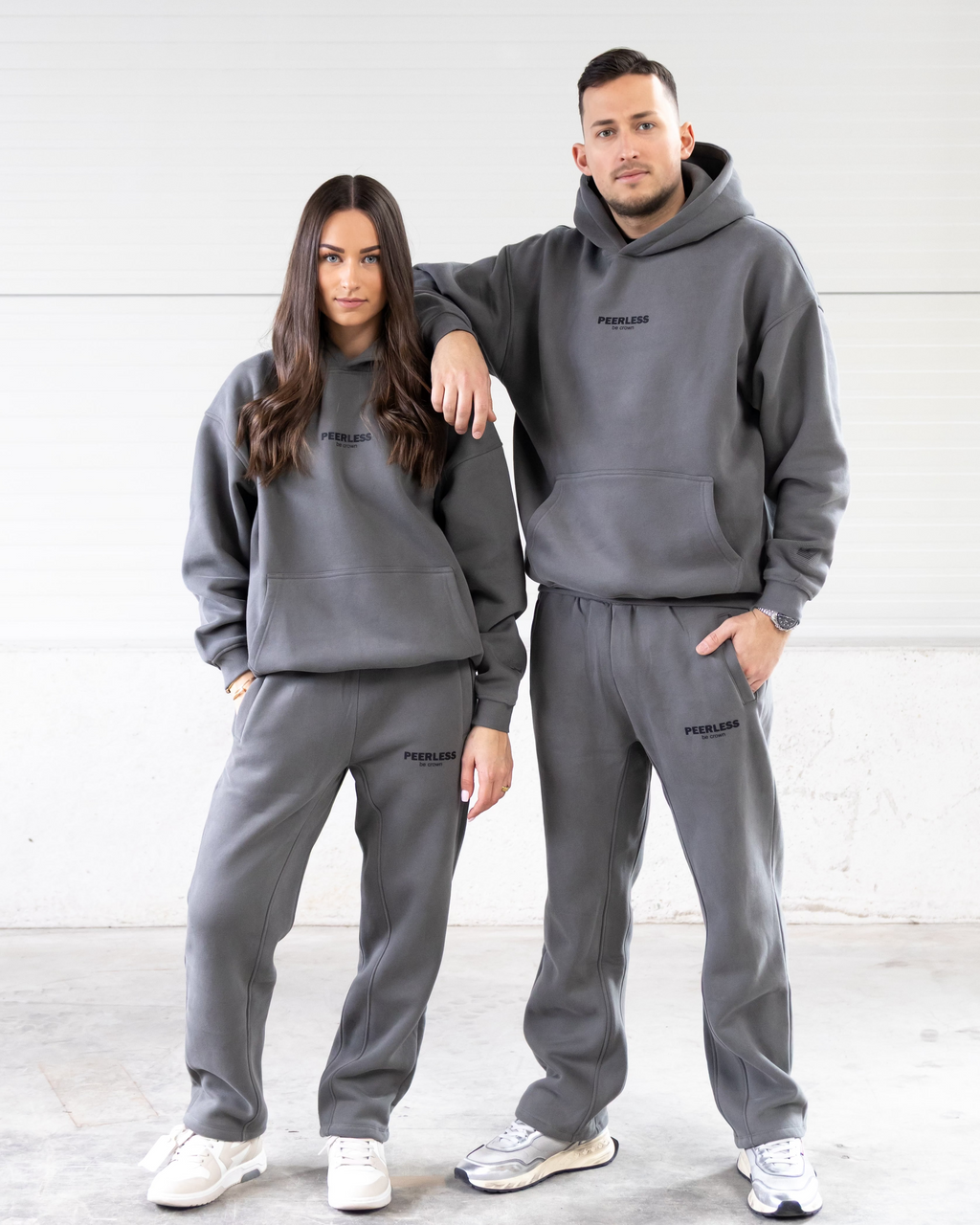 ICONIC HOODIE LIGHT GREY