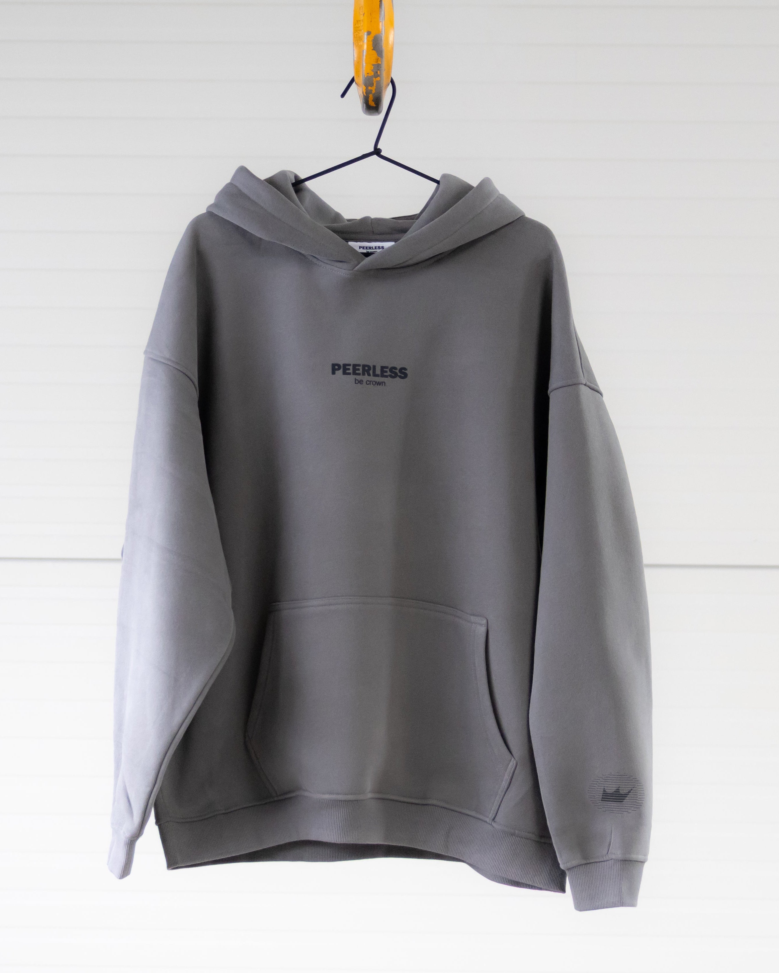 ICONIC HOODIE LIGHT GREY