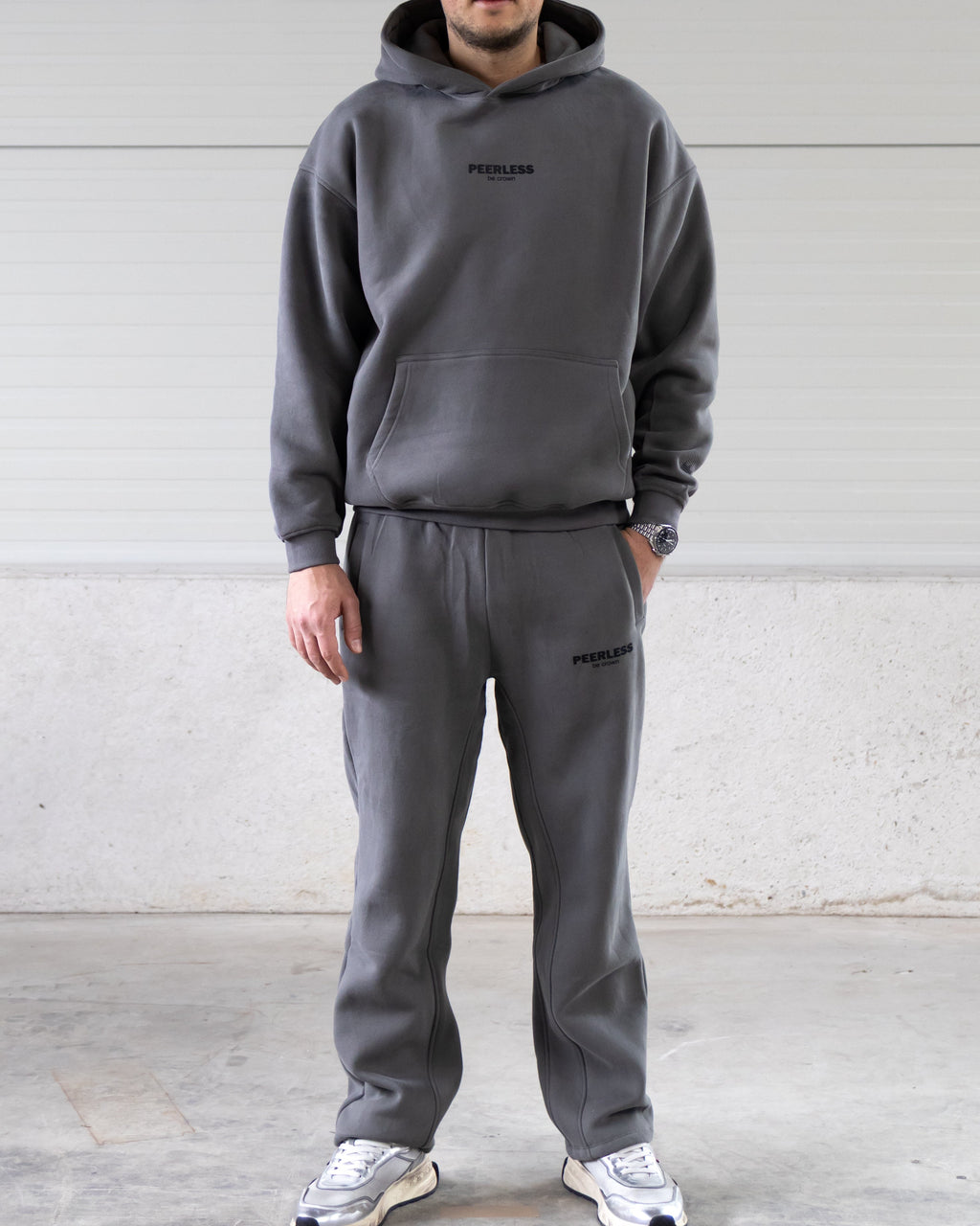 ICONIC HOODIE LIGHT GREY