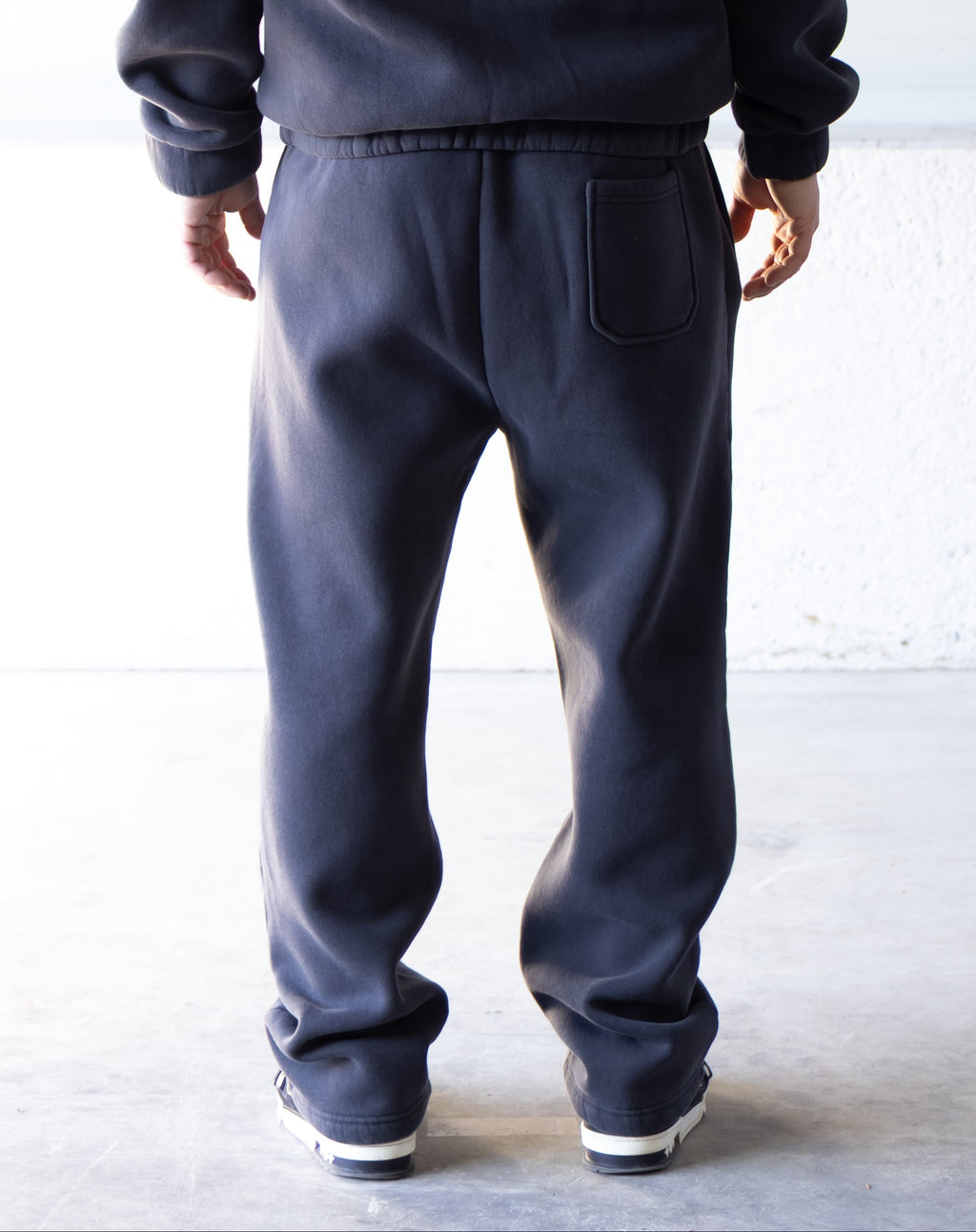CROWNED PANTS WASHED BLACK 1