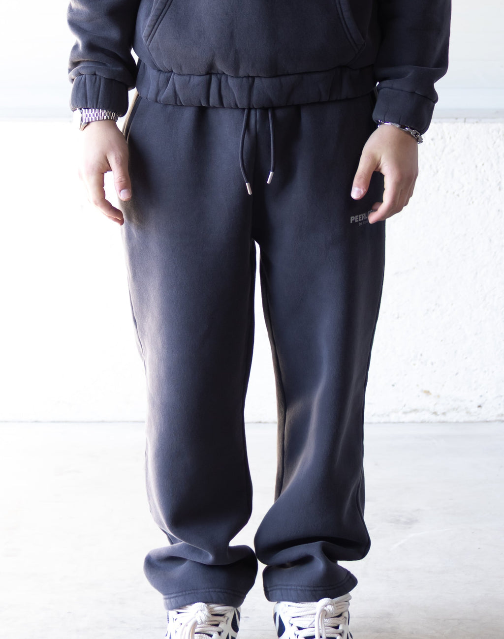 CROWNED PANTS WASHED BLACK 2