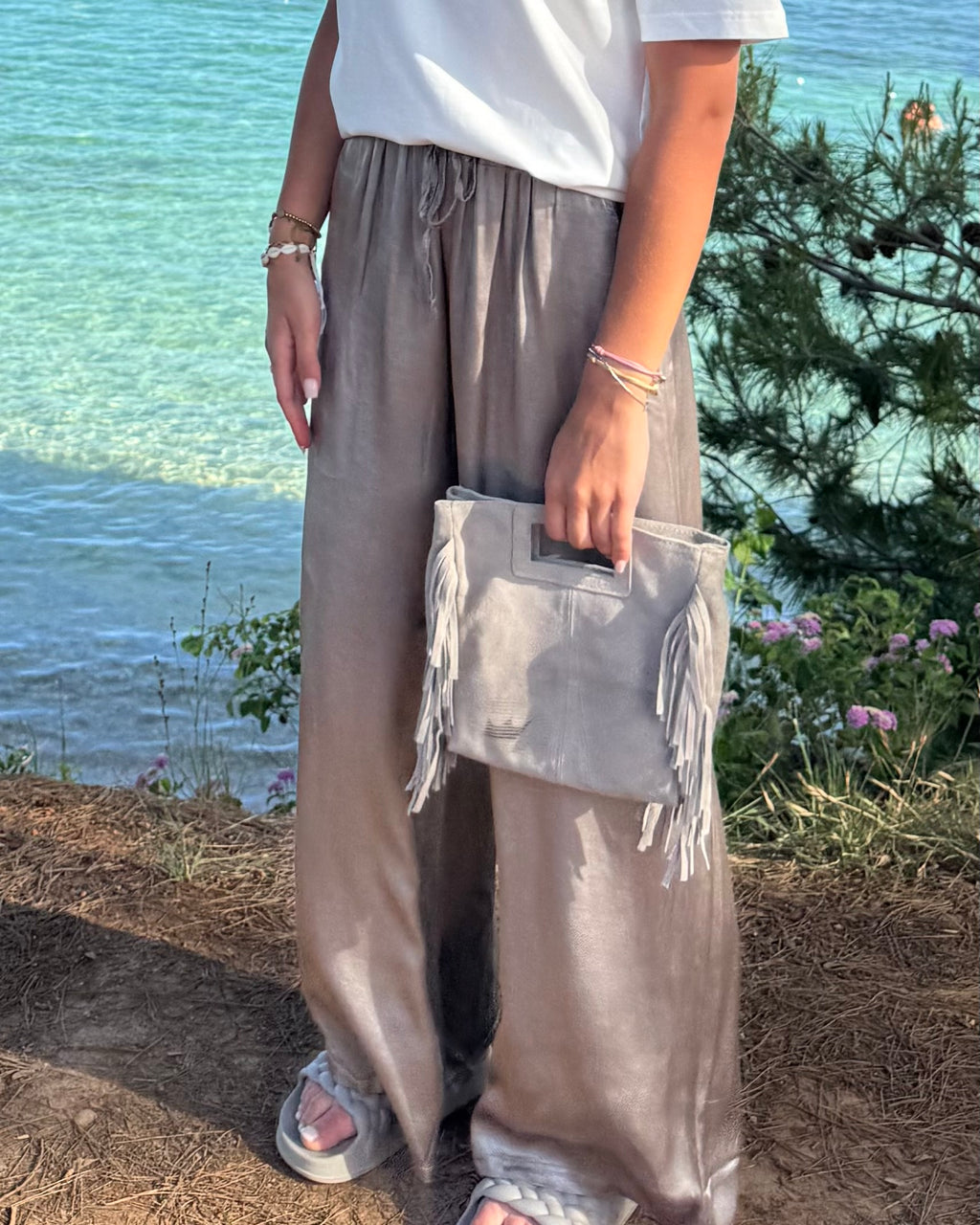 IBIZA PANTS SILVER