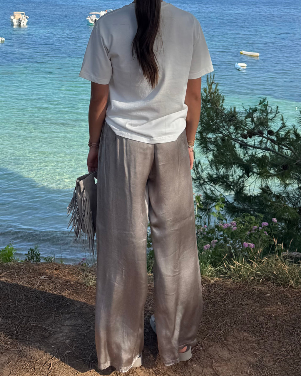 IBIZA PANTS SILVER